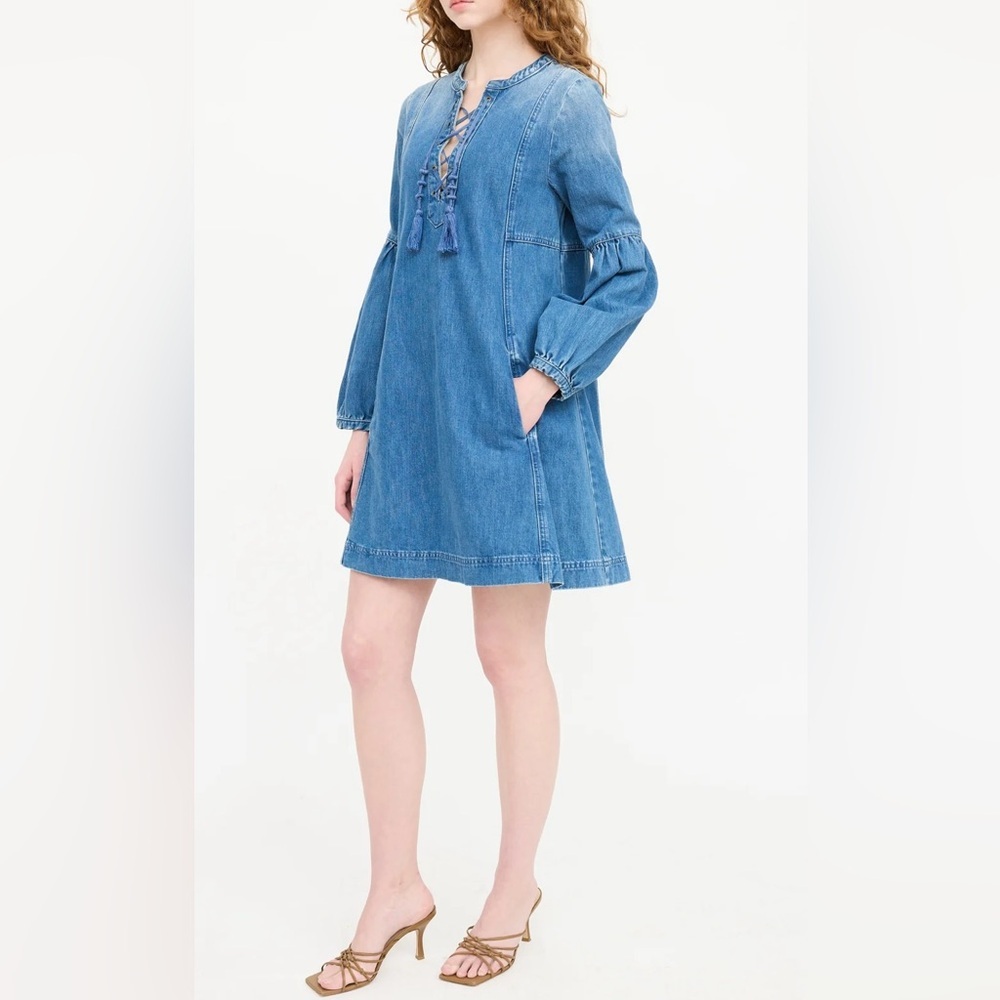 Ulla Johnson Denim Dress w/Pockets - Picture 16 of 16